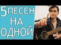 Красивые Мелодии на ОДНОЙ СТРУНЕ на Гитаре (Часть 666)