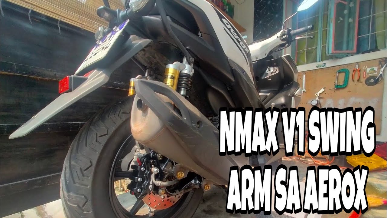 NMAX V1 SWING ARM SOLID DISC BRAKE YouTube