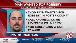 Amarillo Crime Stoppers searching for man wanted for robbery