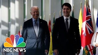 Biden, Prime Minister Trudeau Give Statements On Bilateral Meeting | NBC News