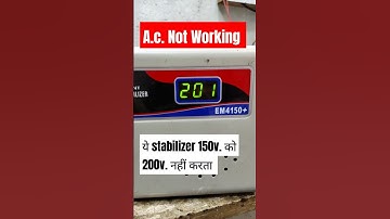#Short|✅Microtek em4150+ Voltage stabilizer for airconditioner upto 1.5 ton