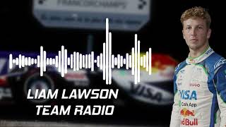 Liam Lawson Team Radio After P12 | Belgian Grand Prix 2026