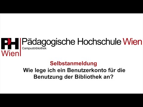 Campusbibliothek: Selbstanmeldung an der Campusbibliothek