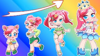 Anna Growing Up Evolution - Happy 1st Birthday Rainbow-Z | Gacha Club | Ppg x Rrb Gacha Life