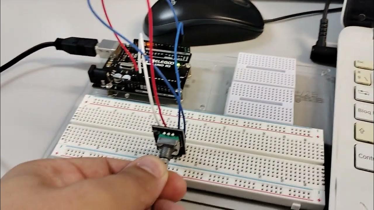 ARDUINO - Encoder incremental mecánico de dos canales - YouTube