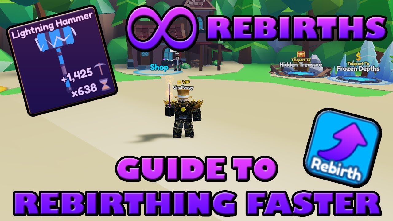 FASTEST WAY TO REBIRTH FOR YOUR FIRST TIME!! (Roblox Mining Simulator  Rebirthing) 