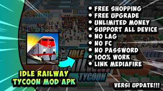 IDLE RAILWAY TYCOON MOD APK [ NO PW ] || VERSI UPDATE!!! screenshot 2