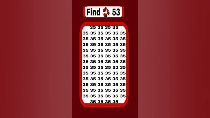 Find the number 😲53  #shoot shorts #puzzlegame #viral #fy #reels