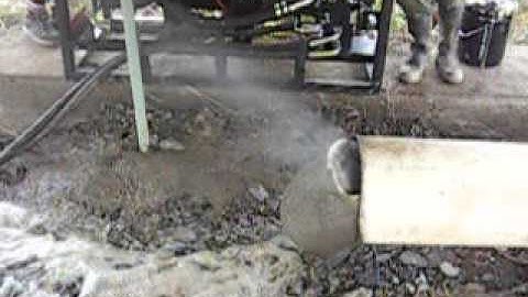 Foam Pig Water Removal