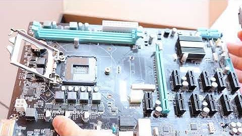 TB250 BTC 12 GPU video card Motherboard Ethereum ETH Mining Open Box and Setup