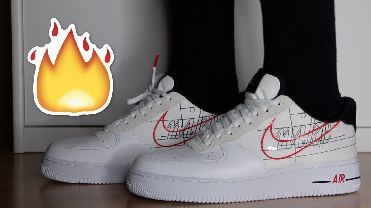 nike air force script swoosh