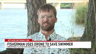 Shark fisherman uses drone to save teenage girl from rip current at Pensacola Beach