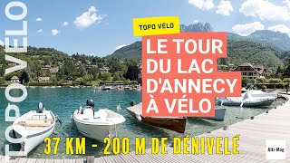 Le tour du lac d'Annecy en vélo par la piste cyclable - topo vélo Resimi