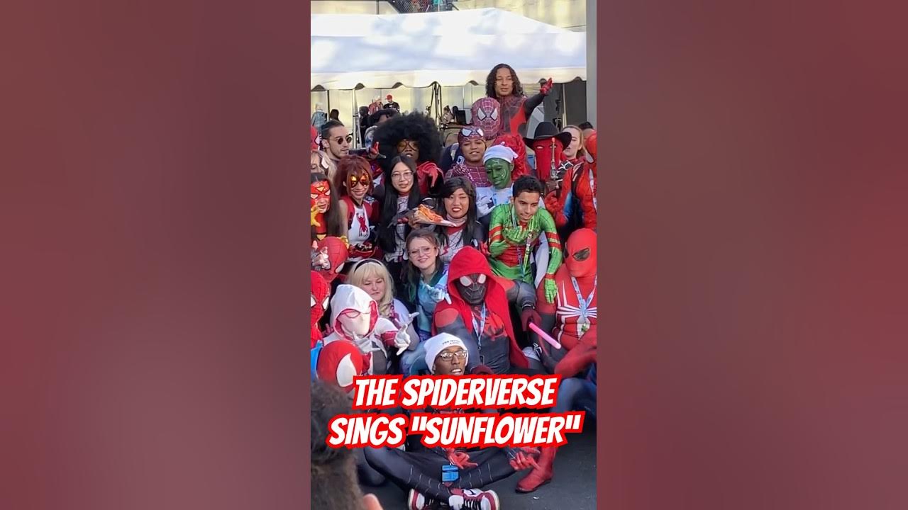 The SPIDERVERSE Sings “Sunflower” #spiderman #mcu #avengers #marvel The SPIDERVERSE Sings “Sunflower” #spiderman #mcu #avengers #marvel