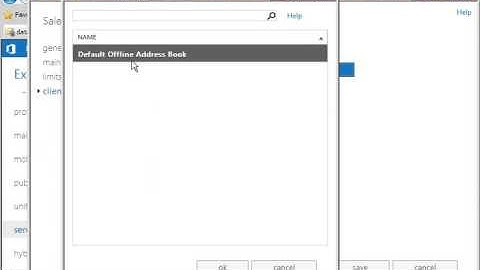 15 assign offline address book to database