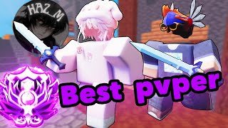 I Played Ranked With The BEST PVPER.. (Roblox Bedwars) #robloxbedwars #roblox