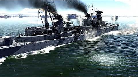 The Maxim Gorky, 1941 Project 26bis Kirov-class cruiser : Cinematic Naval Action view