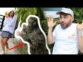 SCARING PEOPLE BY PRETENDING TO BE A BUSH!!