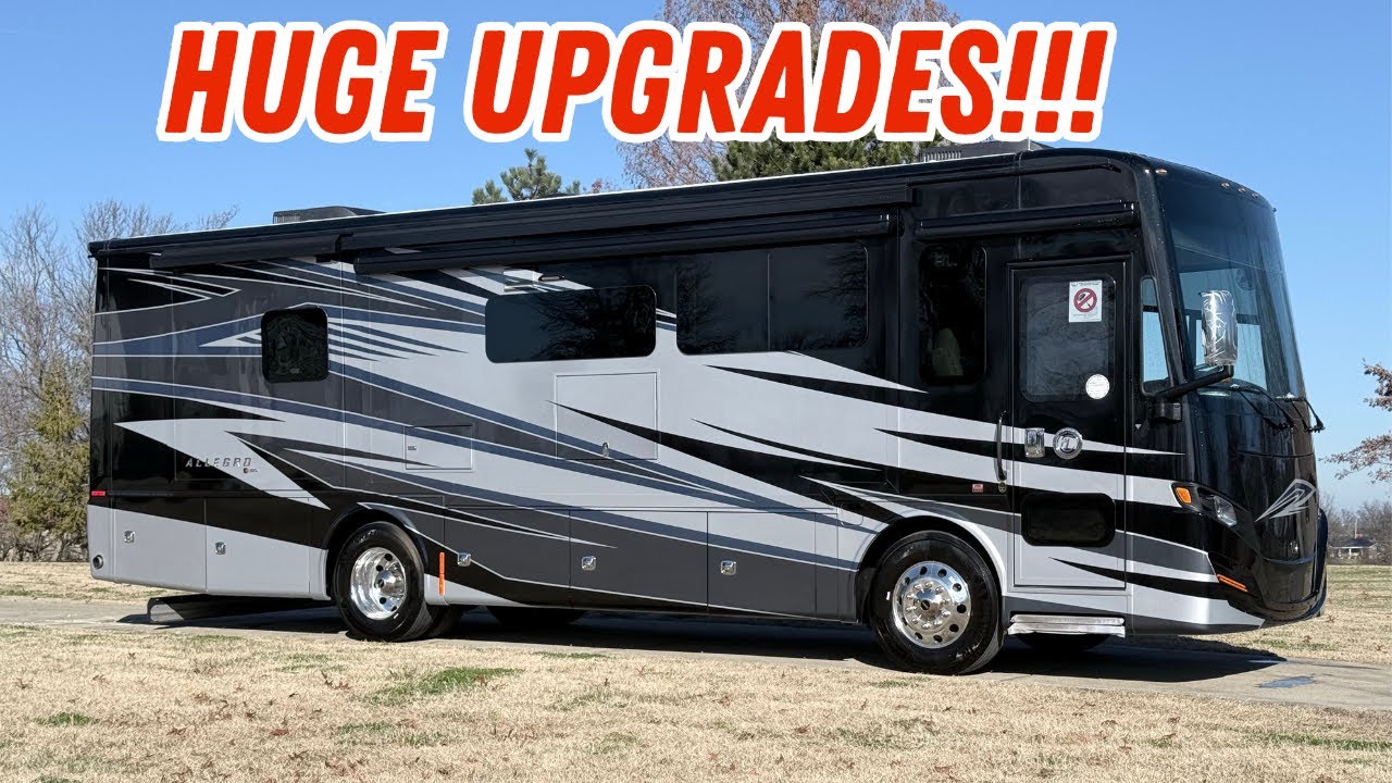 Впечатляюще модернизированное шасси превращает этот Tiffin Allegro Red 33AA 2026 года в настоящий...