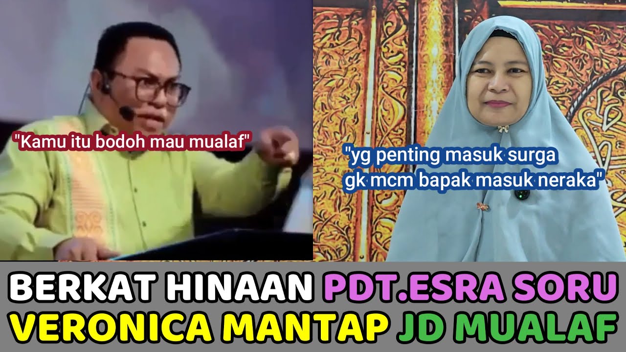 Berkat Hinaan Pendeta Esra Soru, bu Veronica Mantap Jadi Mualaf