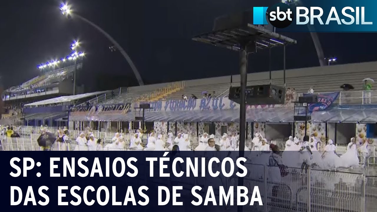 Escolas de samba de São Paulo afinam detalhes para os desfiles de Carnaval | SBT Brasil (20/01/24)