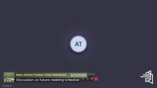 8/3/2020 - Essex Selectboard & Joint Essex Selectboard and Essex Junction Trustees Meeting