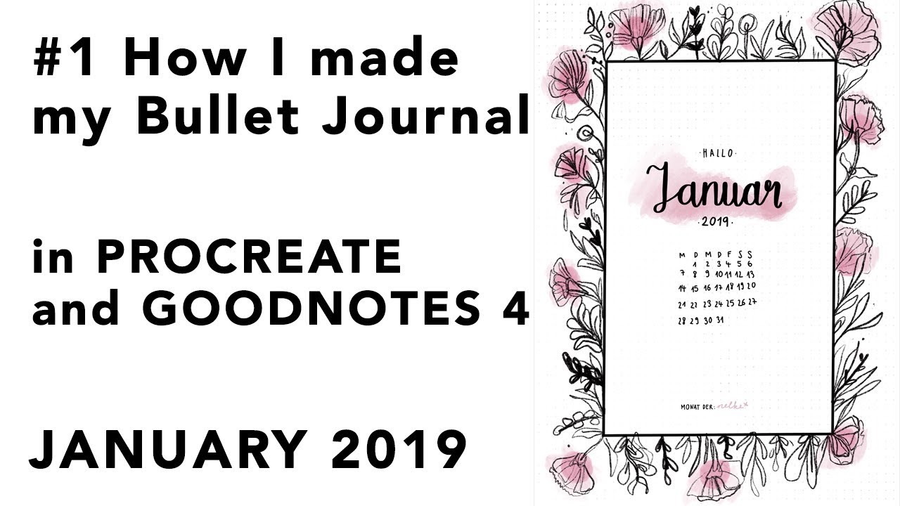 1 how i made my bullet journal on procreate and good notes 4