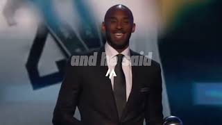 Kobe Bryants ESPYS Icon Award Speech