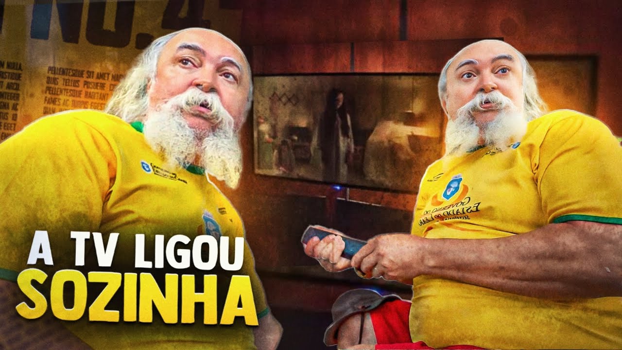 LUIZ DO SOM FICOU COM MEDO DA TELEVISÃO LIGANDO SOZINHA | MANETIKIN