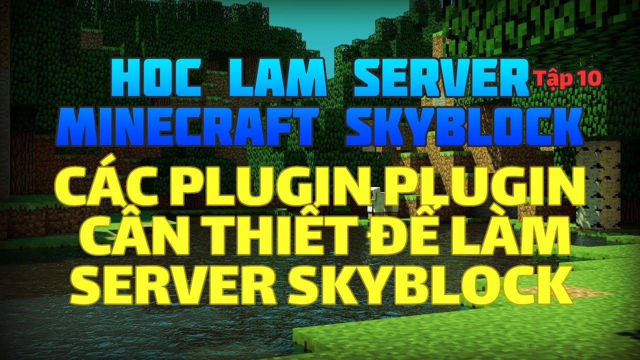 CÁC PLUGIN CẦN THIẾT ĐỂ TẠO MỘT SERVER SKYBLOCK - HỌC LÀM SERVER ...