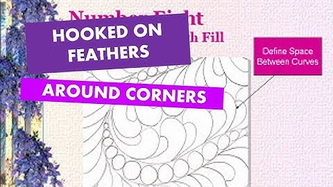 Machine Quilt Hooked On Feathers Around Corners with Sally Terry