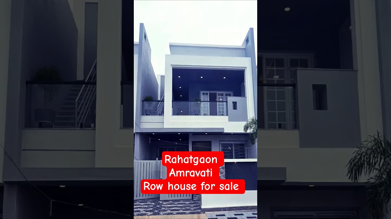 3 BHK SUPER LUXURIOUS ROW HOUSE BUNGALOW FOR SALE AMRAVATI | Amravati Property 
