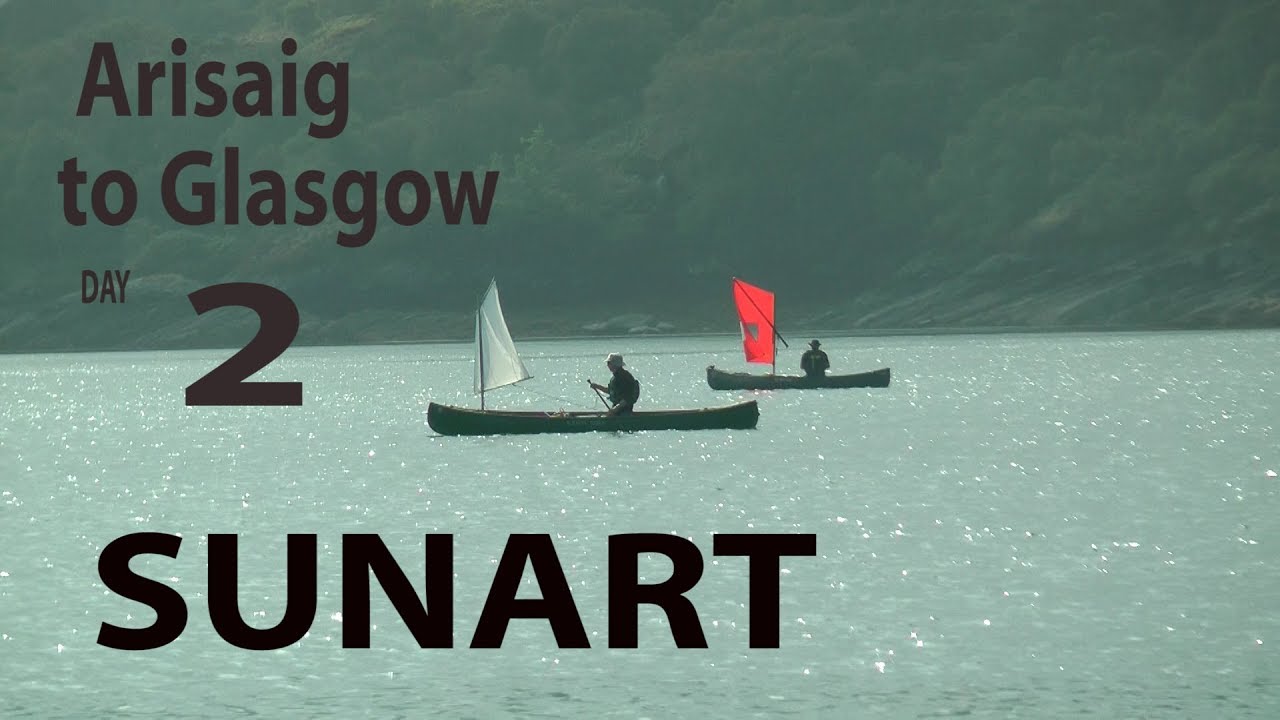 Arisaig to Glasgow Day 2 Loch Sunart 12 miles