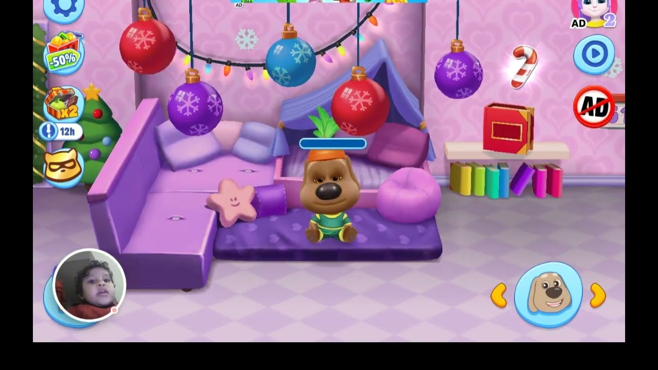 3 yr old facecaming talking tom and friends | 3 yr old gaming 