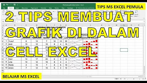 2 Tips Membuat Grafik Di Dalam Cell Excel
