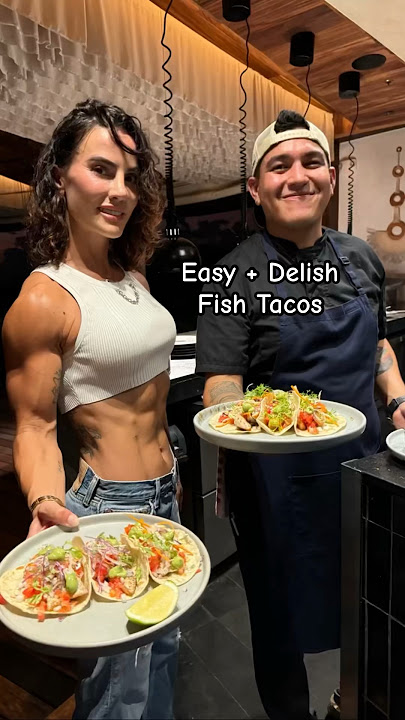 Easy and Delish Fish Tacos 👉 WeRise App for all my Workout Programs and Recipes