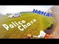 Dirtbike Police Chase - Guy Crashes In Ditch [HD]