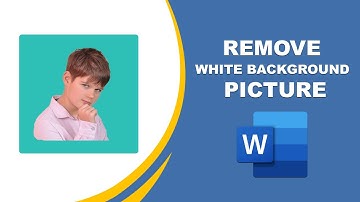 How to remove the white background of a picture in word