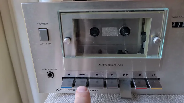 Sony TC-U2 Stereo Cassette Deck - Rewind/Fast Forward Fault :(