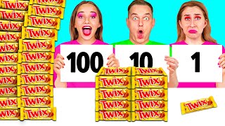 100 Layers of Food Challenge | Crazy Ideas To Cook by HAHANOM Challenge