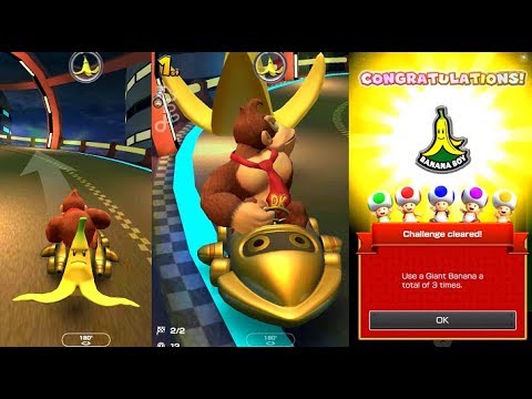 How to Use Giant Banana 3 Times in Mario Kart Tokyo Tour Challenge Tips & Guide