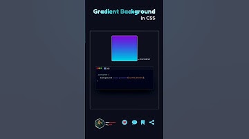 Gradient background using linear gradient in CSS HD video #css #Style #Design #gradient #HTML