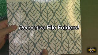 Better Office Products Decorative File Folders, 12 Pack, 6 Designs, 300gsm, Soft Hue Floral REVIEW screenshot 4