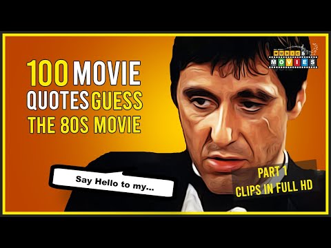 80-аад оны киноны эшлэл - Кино асуулт хариулт - 1980-аад оны 100 эшлэлээс киног таах.