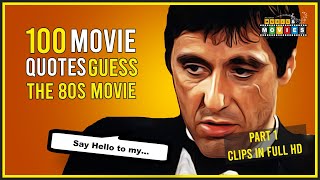 80s Movie Quotes - Movie Quiz - Guess the Movie from 100 quotes from the 1980s