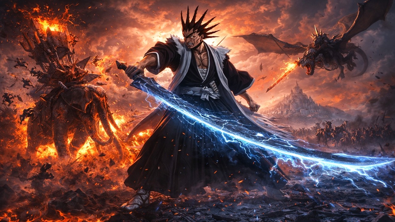 What If Zaraki Kenpachi Arrived in Middle-Earth?