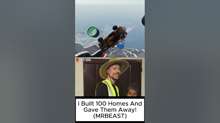 MrBeast: I Built 100 Homes And Gave Them Away!