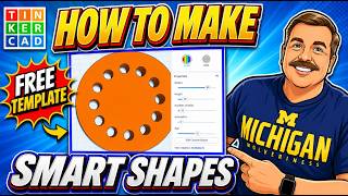 Tinkercad Smart Shapes: Reusable, Adjustable Parts in Minutes! 💯🔥