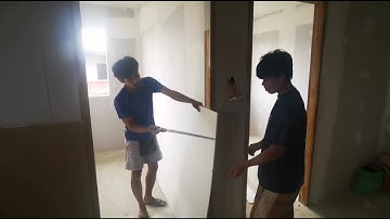 Part 8: Time-lapse House Renovation| Time-lapse Installing ceiling