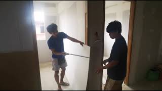 Part 8: Time-lapse House Renovation| Time-lapse Installing ceiling